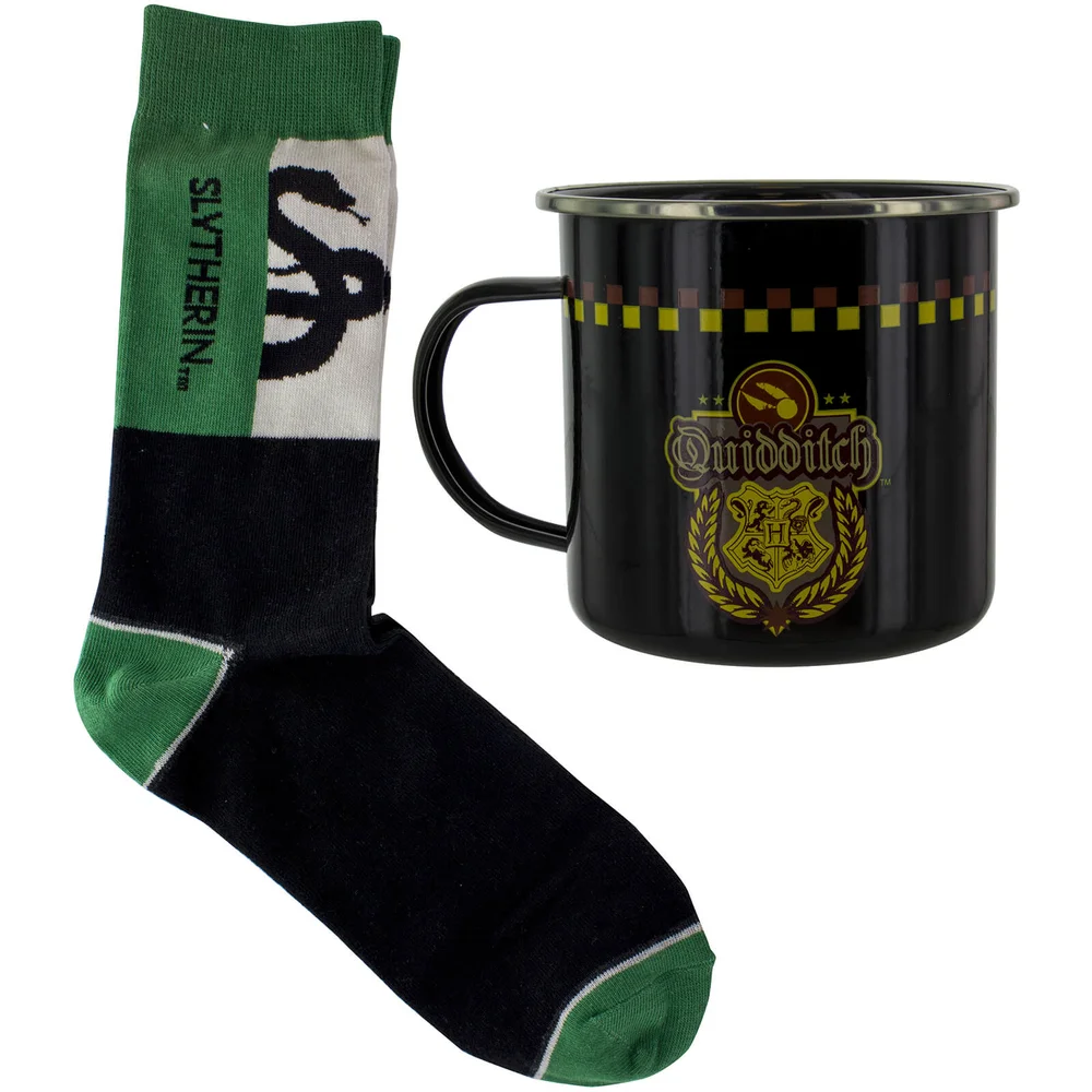 Harry Potter – Set mug et chaussettes Serpentard Image 1