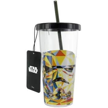 Star Wars Cup And Straw
