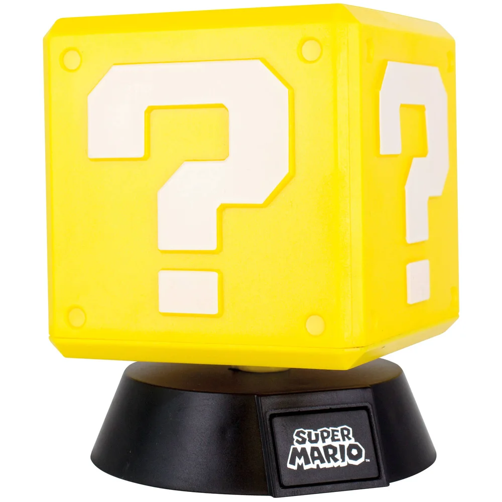 Veilleuse 3D Mario Boîte à Objets - Jaune Image 1