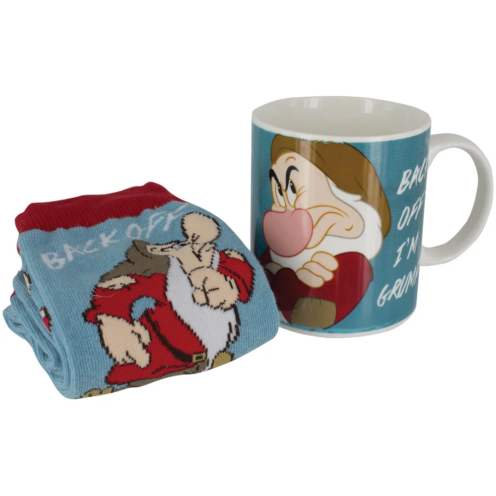 Tasse et Chaussettes Grincheux - Blanche-Neige et les Sept Nains Disney Image 1