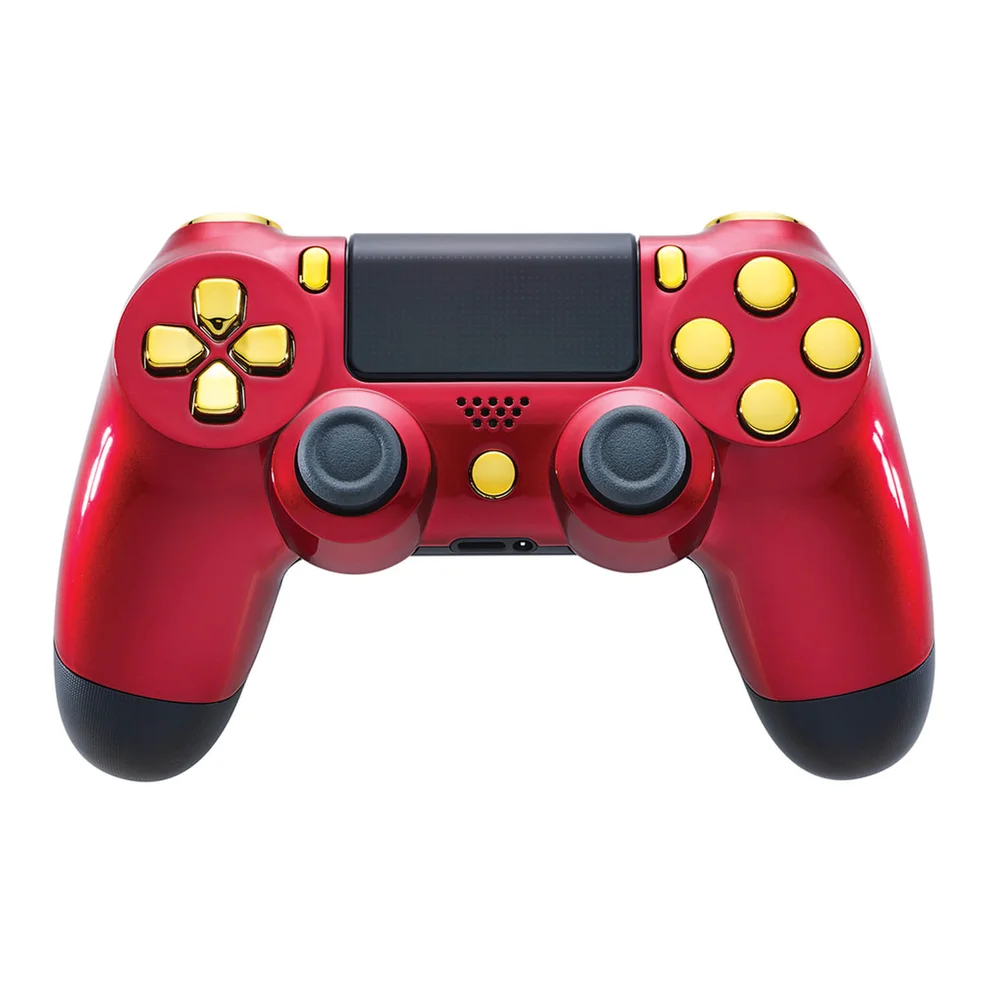 Manette Sans Fil Playstation 4 - Rouge et Or Image 1