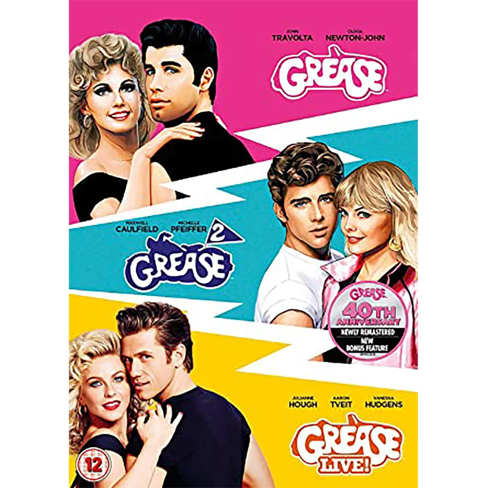 Grease 40e Anniversaire Triple (Grease, Grease 2, Grease Live) Image 1