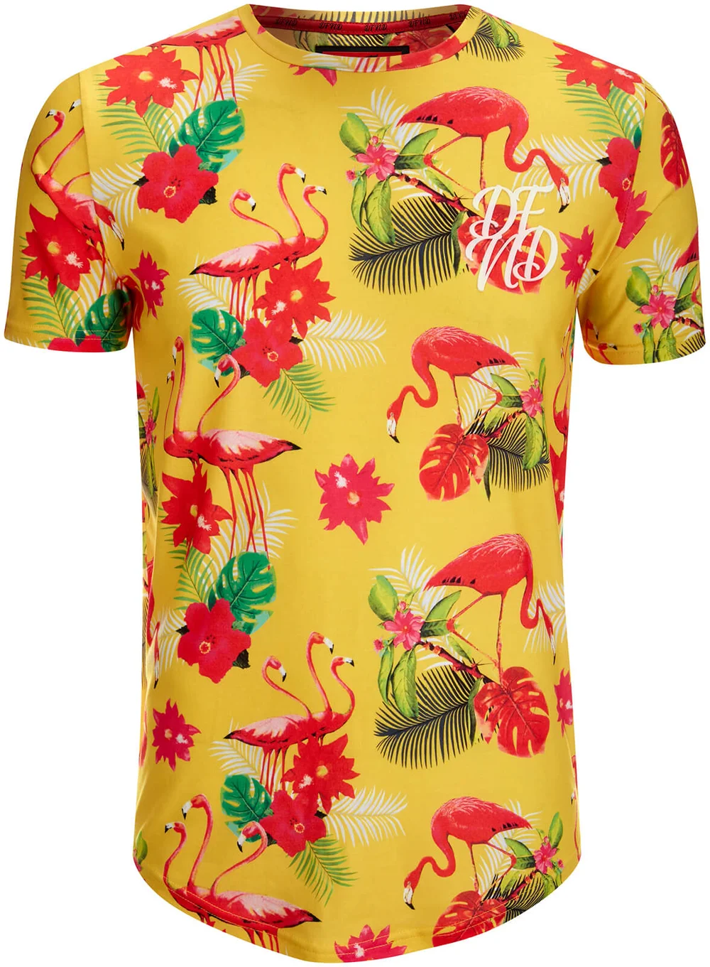 T-Shirt Homme Tropic DFND - Jungle Jaune - XS - Citron Image 1