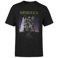 T-Shirt Homme Affiche Abîmée Beetlejuice - Noir