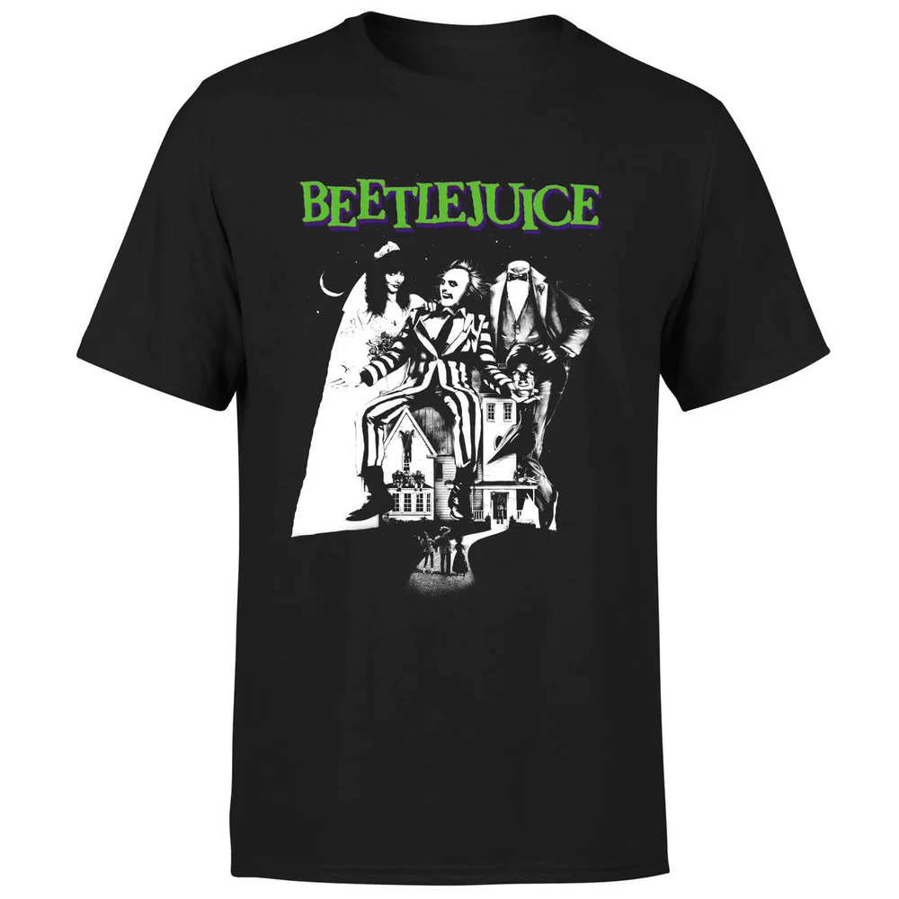 T-Shirt Homme Affiche Mono Beetlejuice - Noir - S Image 1