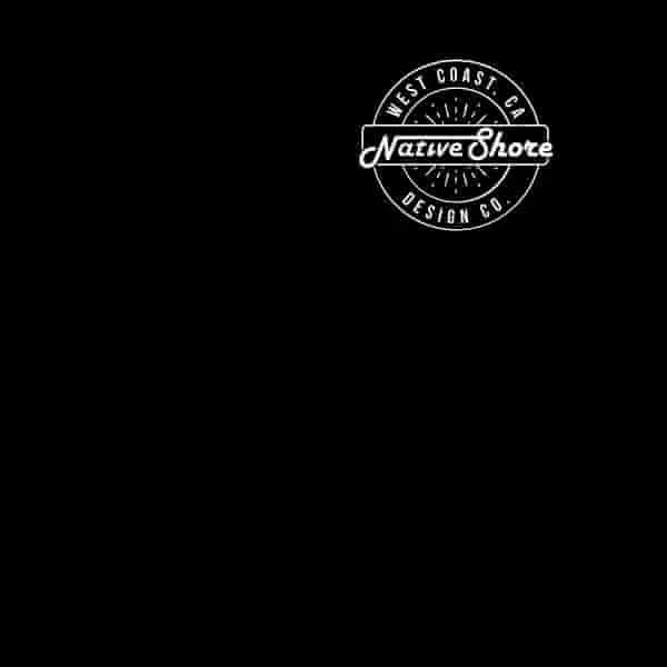 T-Shirt Homme West Coast Native Shore - Noir