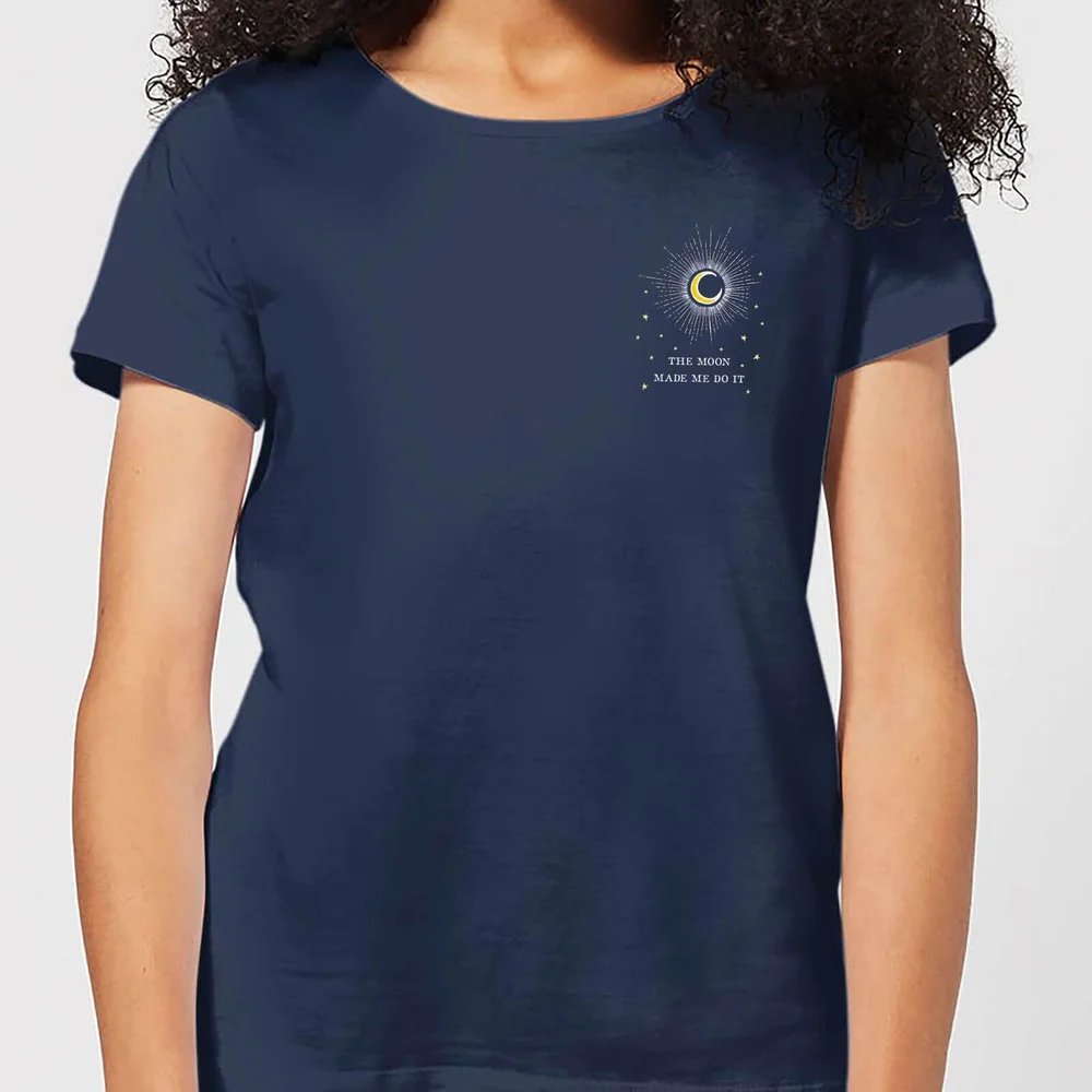 T-Shirt Femme The Moon Made Me Do It - Bleu Marine - S - Navy Image 1