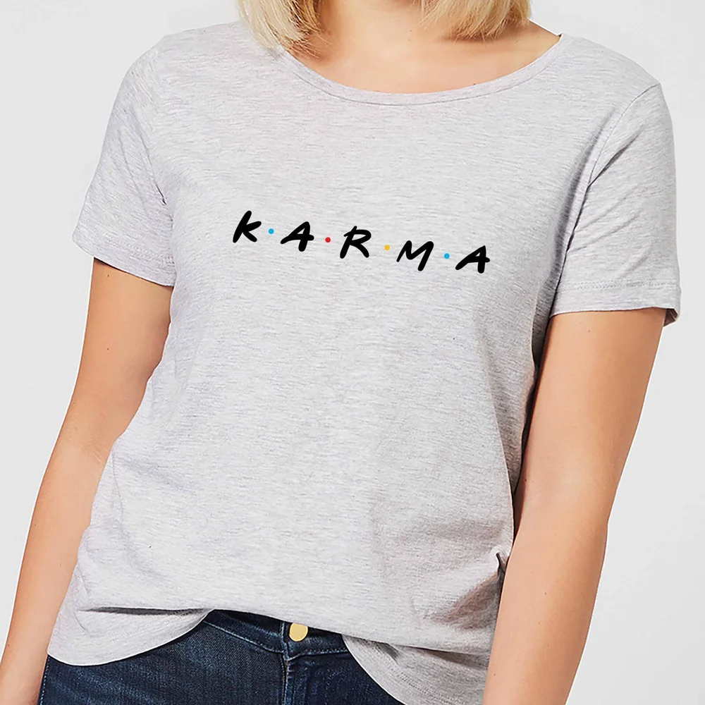T-Shirt Femme Karma - Gris - S - Gris Image 1