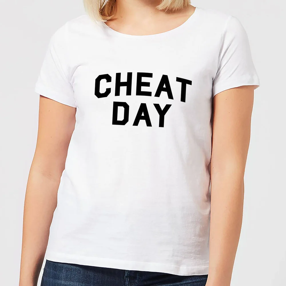 T-Shirt Femme Cheat Day - Blanc - S - Blanc Image 1