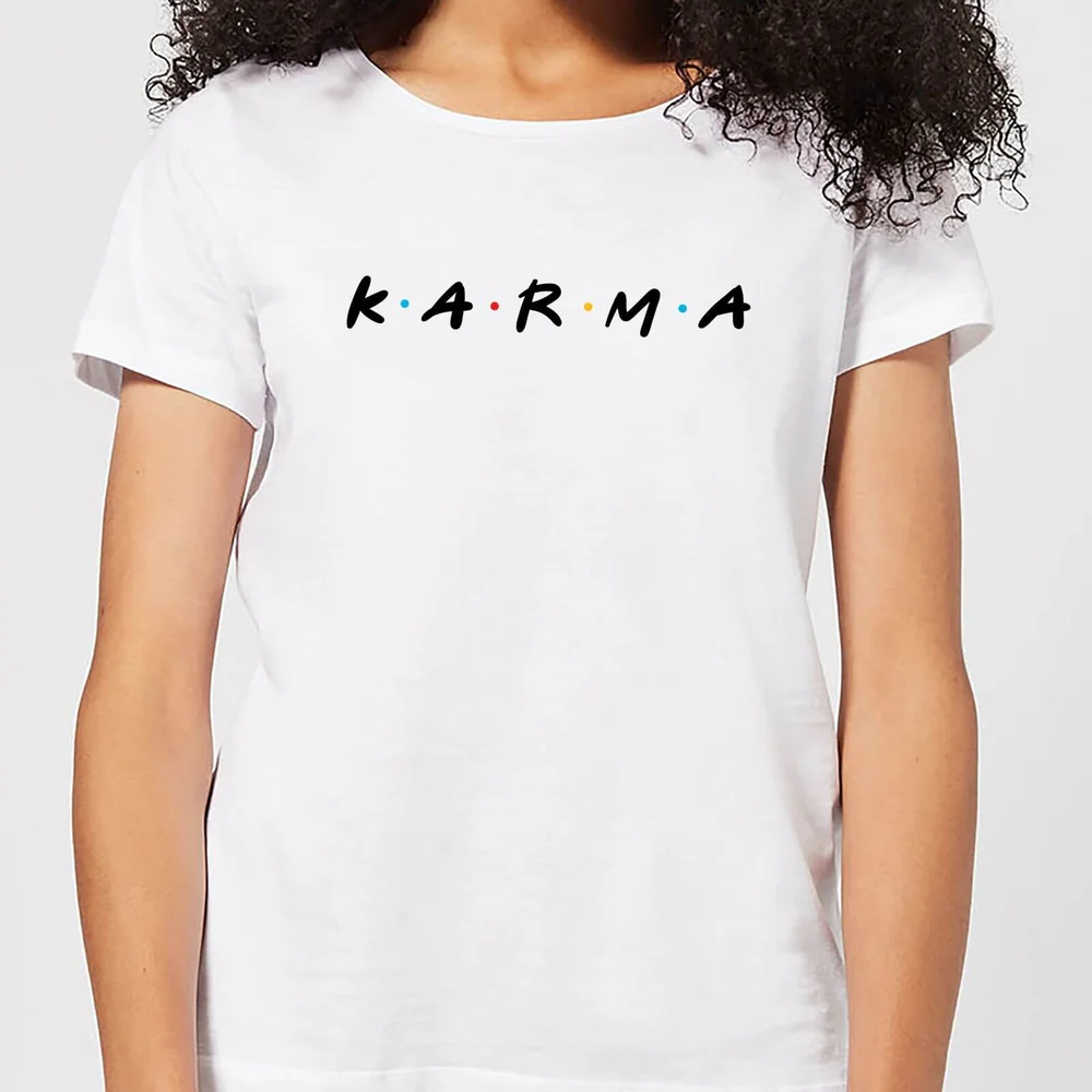 T-Shirt Femme Karma - Blanc - S - Blanc Image 1