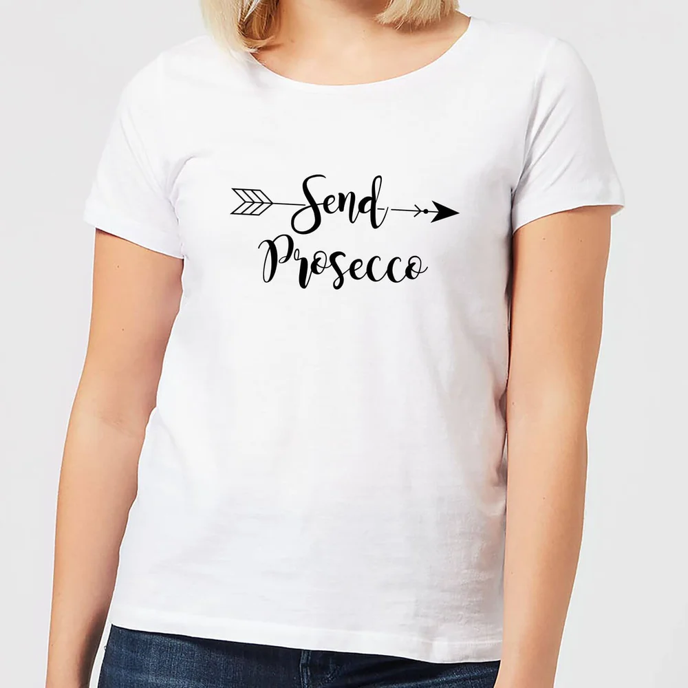 T-Shirt Femme Send Prosecco - Blanc - S - Blanc Image 1