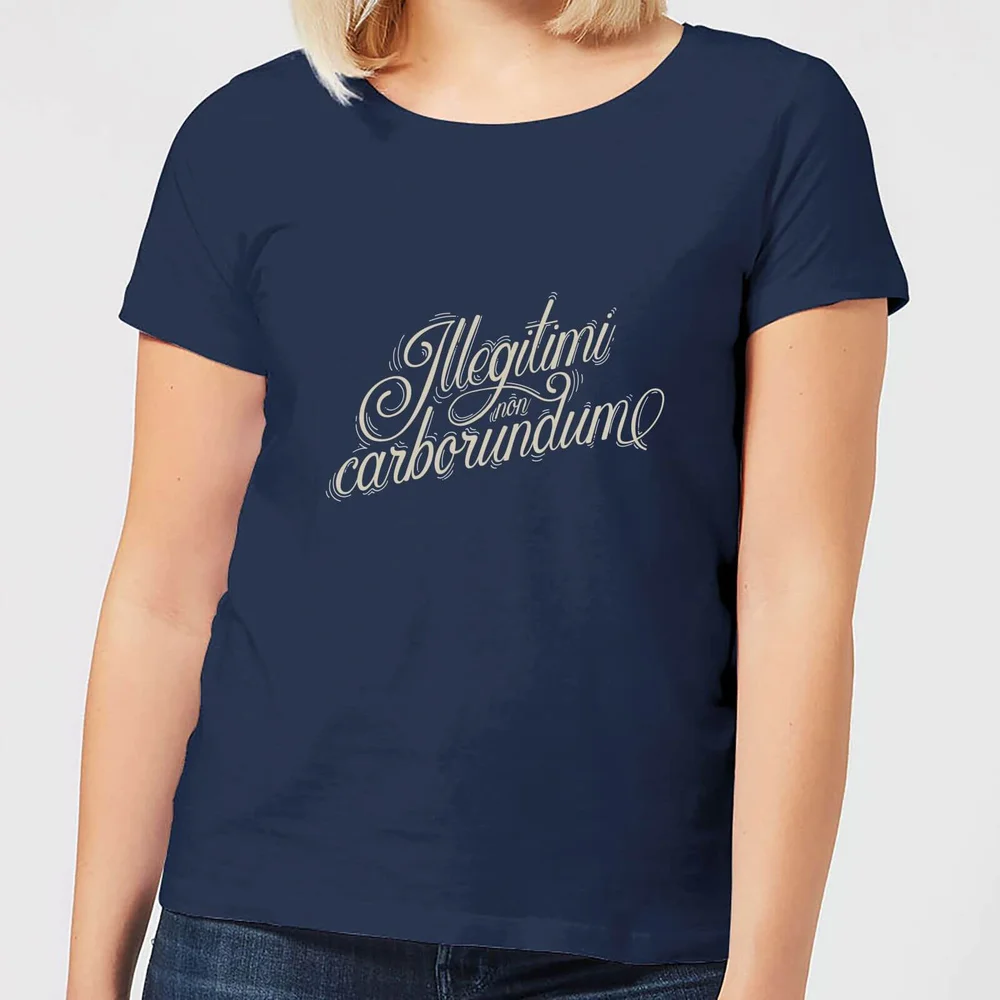 T-Shirt Femme Illegitimi - Bleu Marine - S - Navy Image 1