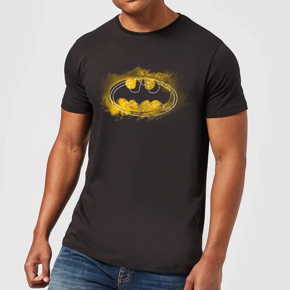 T-Shirt Homme Batman DC Comics Logo Graffiti - Noir - XL Image 1