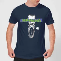T-Shirt Homme Batman DC Comics - Joker HAHAHA - Bleu Marine