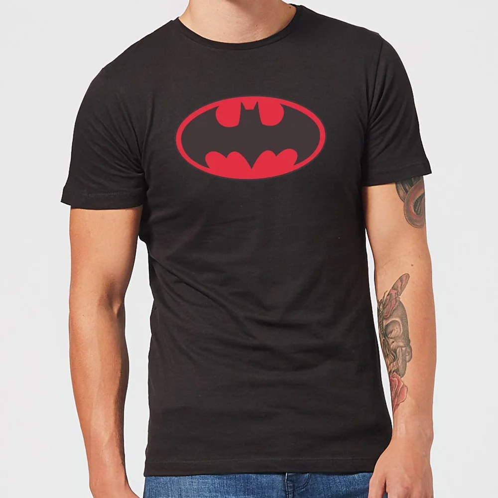 T-Shirt Homme Batman DC Comics - Logo Rouge - Noir - XL Image 1