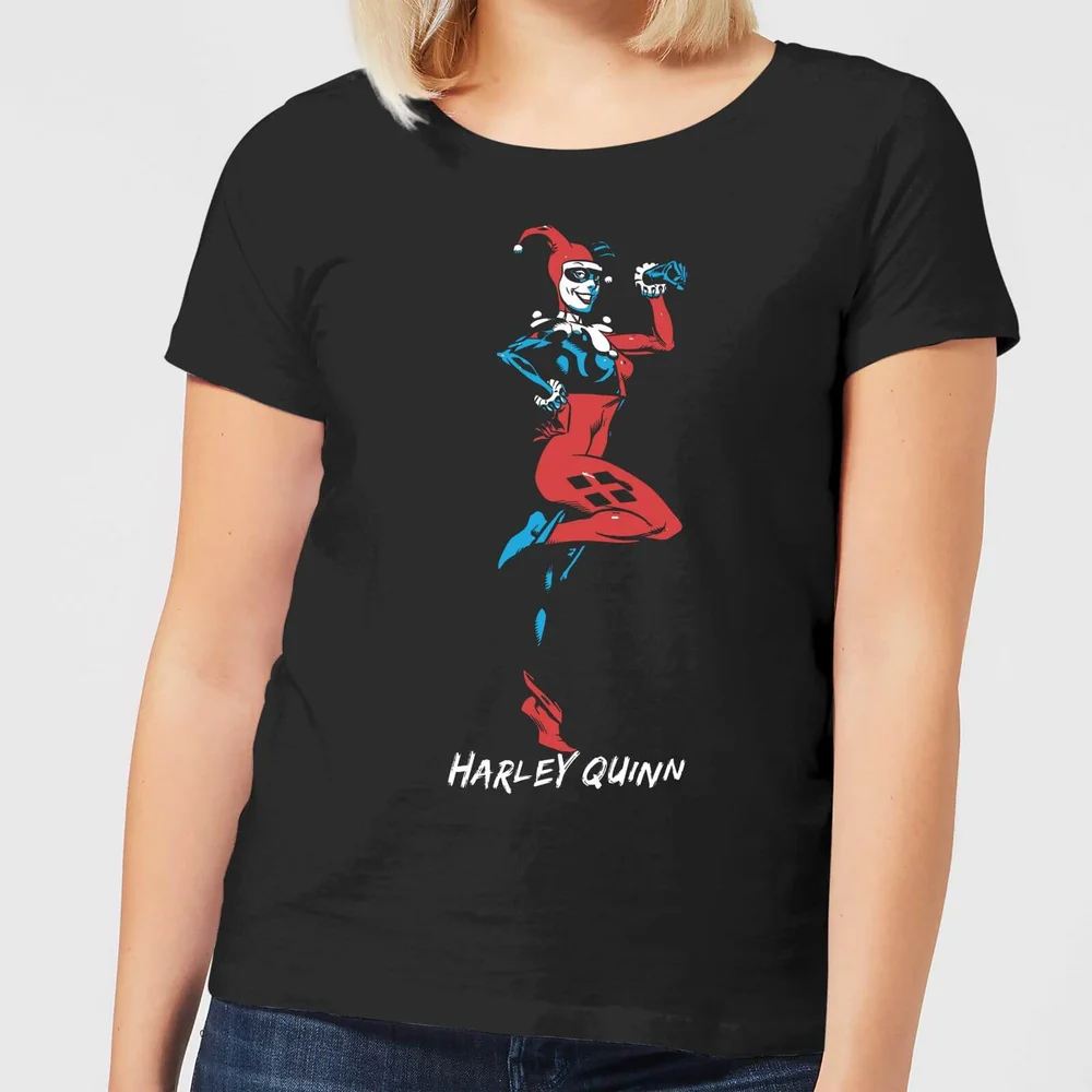 T-Shirt Femme Batman DC Comics - Harley Quinn Prend la Pause - Noir - 3XL - Noir Image 1