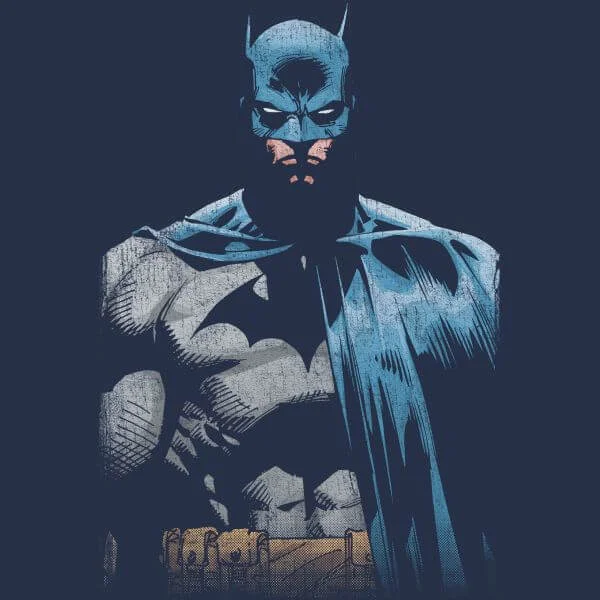 T-Shirt Femme Batman DC Comics - Ténébreux - Bleu Marine