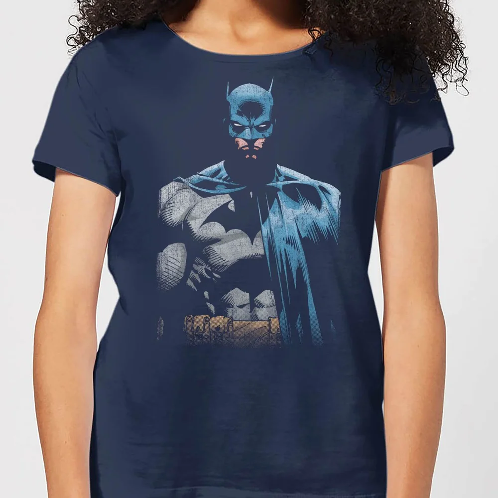 T-Shirt Femme Batman DC Comics - Ténébreux - Bleu Marine - S Image 1