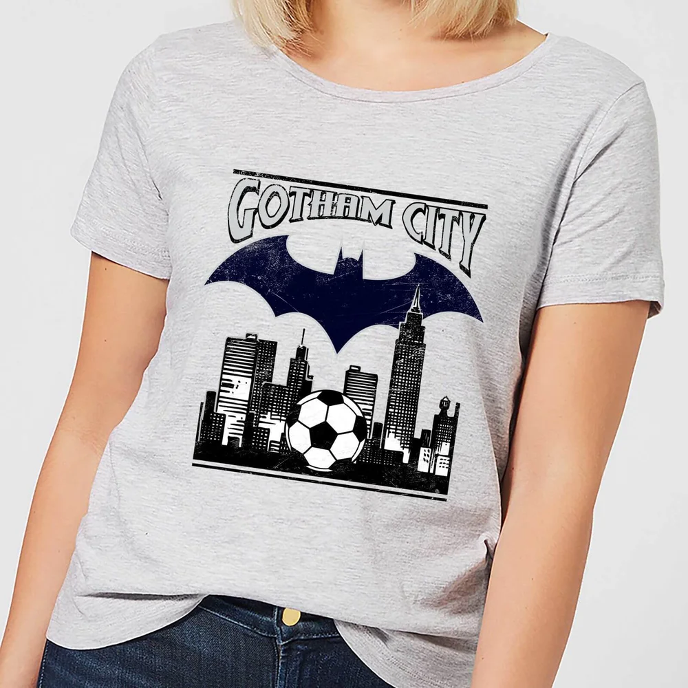 T-Shirt Femme Batman DC Comics - Football Gotham City - Gris - S Image 1