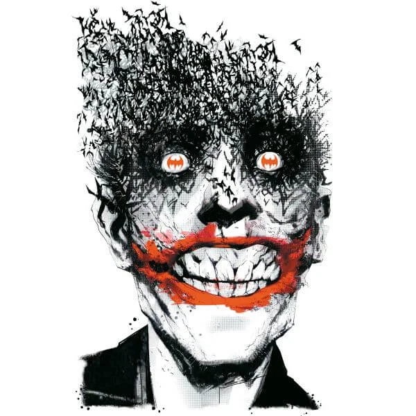 T-Shirt Femme Batman DC Comics - Joker Chauve-Souris - Blanc