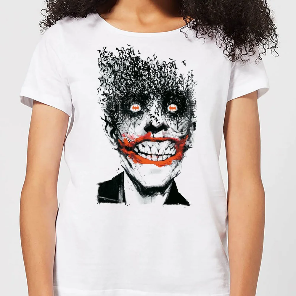 T-Shirt Femme Batman DC Comics - Joker Chauve-Souris - Blanc - S Image 1