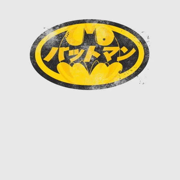 T-Shirt Femme Batman DC Comics - Logo Japonais - Gris