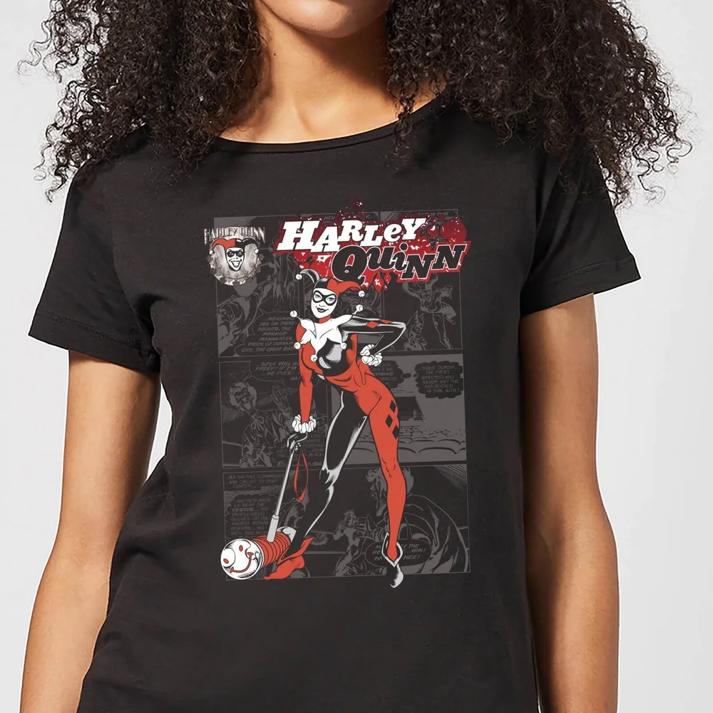 T-Shirt Femme Batman DC Comics - Harley Quinn Comics - Noir - S Image 1