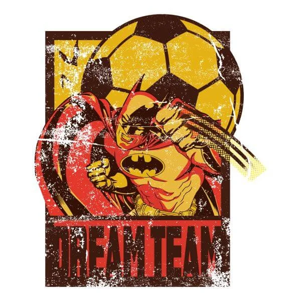 T-Shirt Femme Batman DC Comics - Dream Team Punch - Blanc