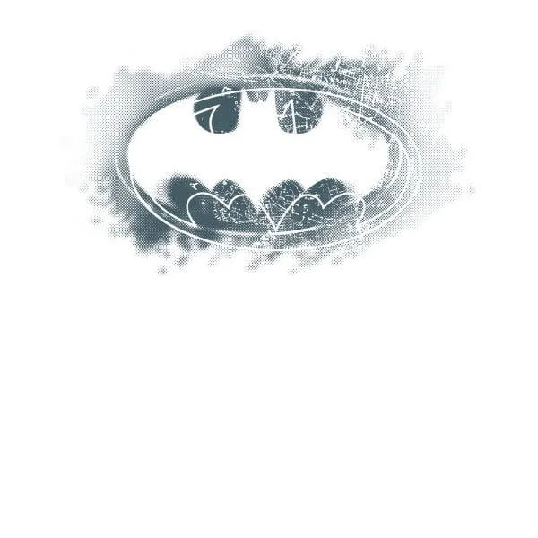 T-Shirt Femme Batman DC Comics Logo Graffiti - Blanc