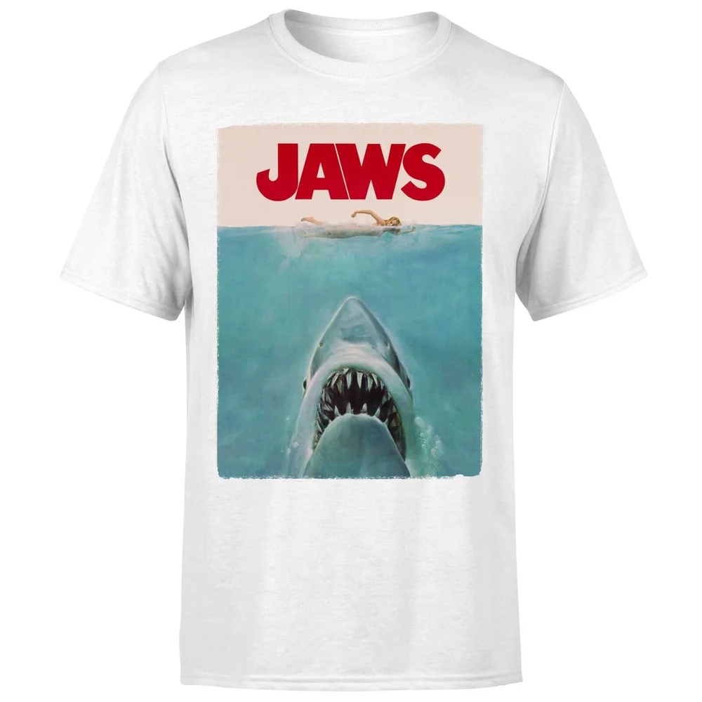 T-Shirt Homme Les Dents de la mer - Affiche Classique - Blanc - S Image 1