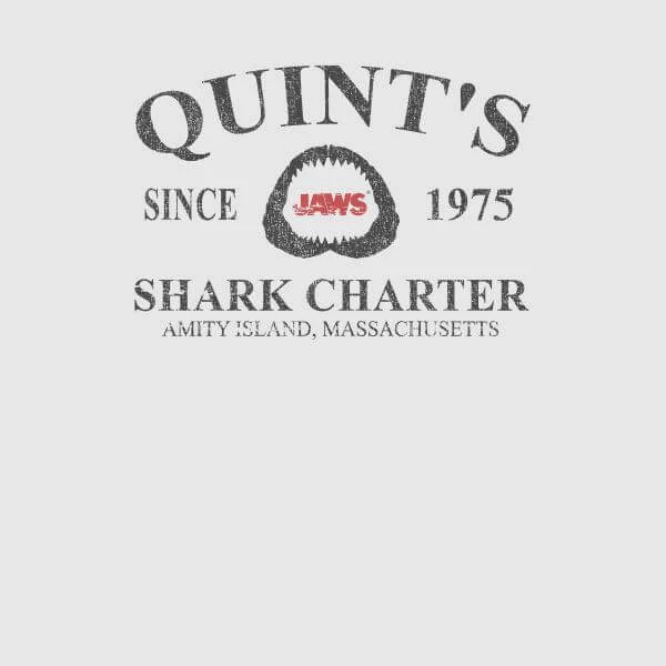 T-Shirt Femme Les Dents de la mer - Quints Shark Charter - Gris