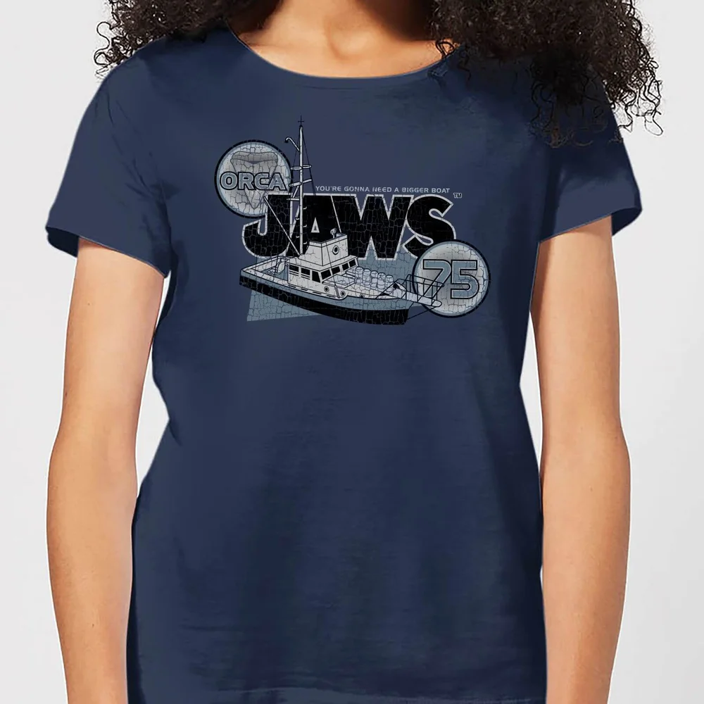 T-Shirt Femme Les Dents de la mer - Orca 75 - Bleu Marine - S Image 1