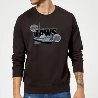 Sweat Homme Les Dents de la mer - Orca 75 - Noir