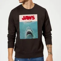 Sweat Homme Les Dents de la mer - Affiche Classique - Noir