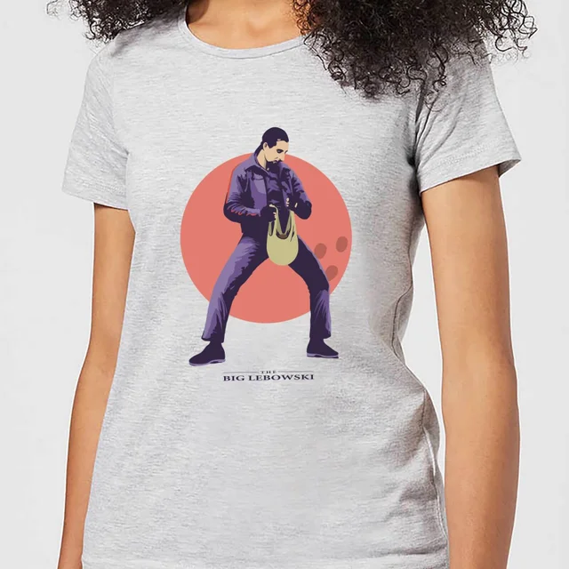 T-Shirt Femme The Big Lebowski The Jesus - Gris