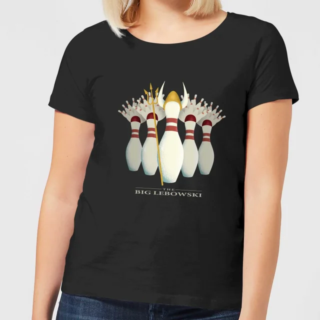 T-Shirt Femme The Big Lebowski Pin Girls - Noir