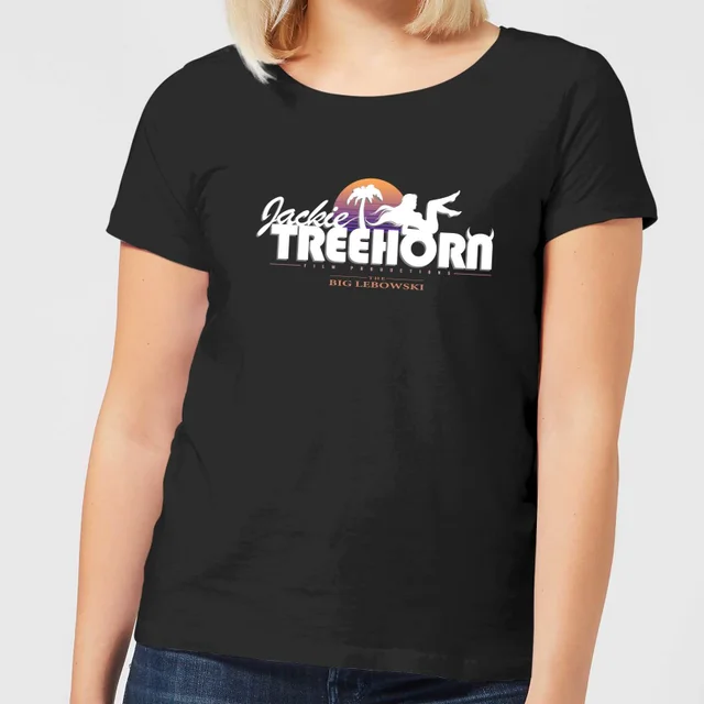 T-Shirt Femme The Big Lebowski Treehorn Logo - Noir