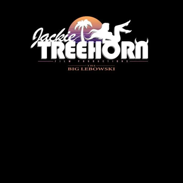 T-Shirt Femme The Big Lebowski Treehorn Logo - Noir