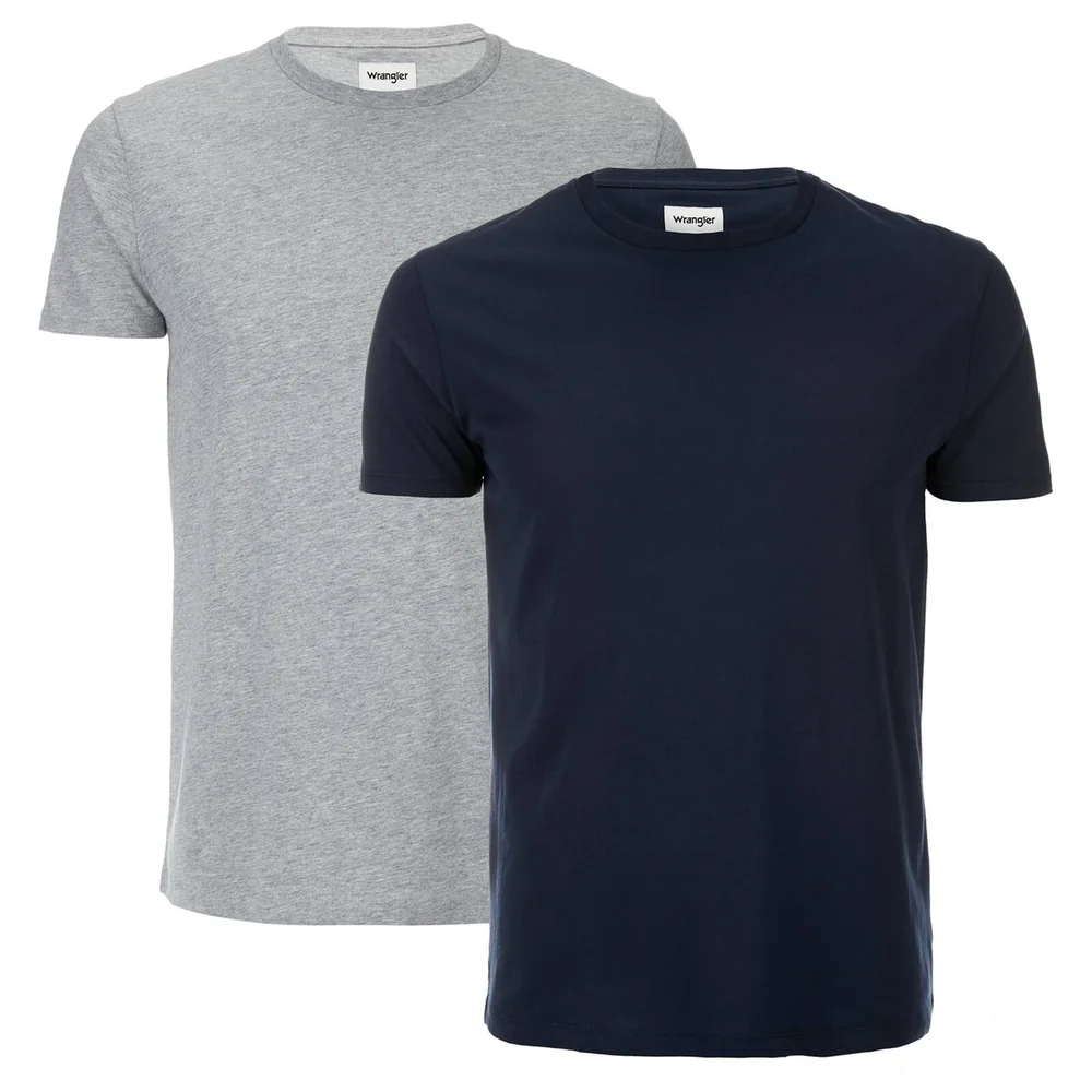 T-Shirt Homme Wrangler (Lot de 2) - S - Gris Image 1