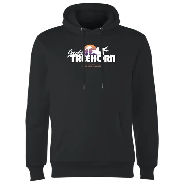Sweat à Capuche Homme The Big Lebowski Treehorn Logo - Noir
