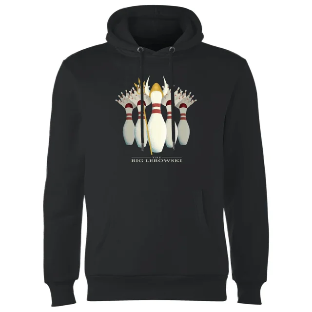 Sweat à Capuche Homme The Big Lebowski Pin Girls - Noir