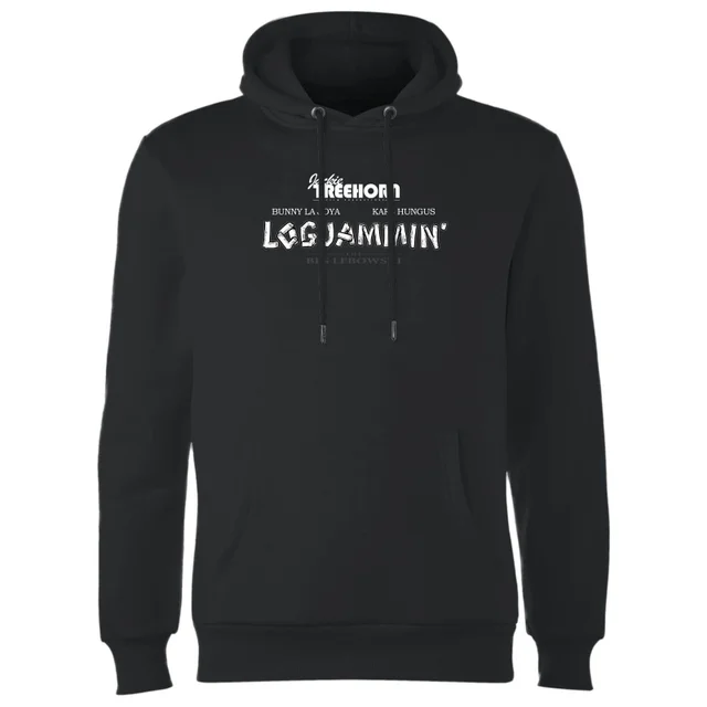 Sweat à Capuche Homme The Big Lebowski Logjammin - Noir