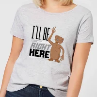 T-Shirt Femme E.T. l'extra-terrestre - Je Suis Toujours Là - Gris
