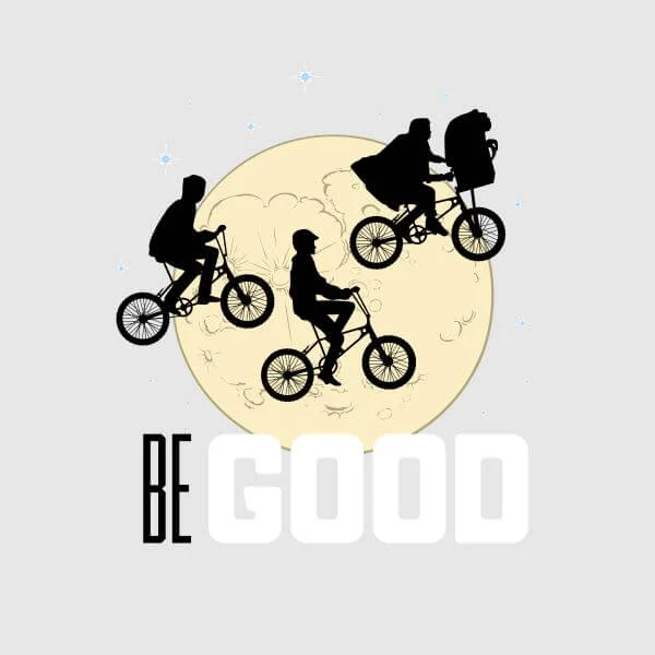 T-Shirt Femme E.T. l'extra-terrestre - Lune Be Good - Gris