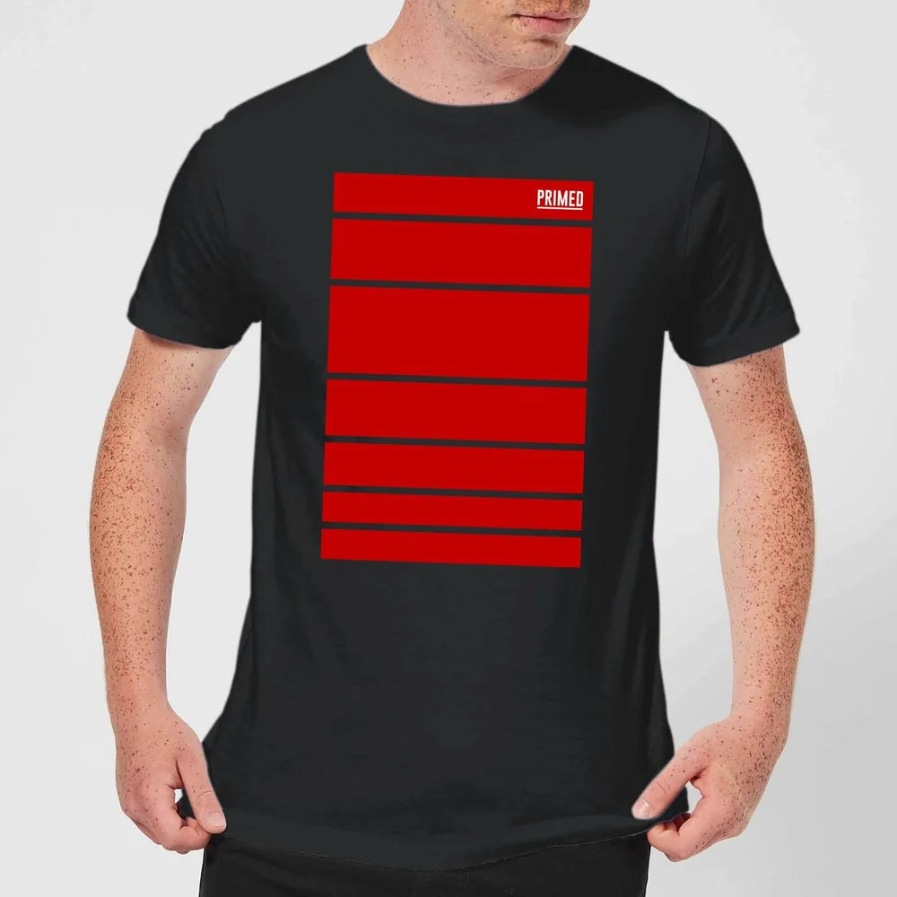 Primed Block T-Shirt - Black - 5XL Image 1