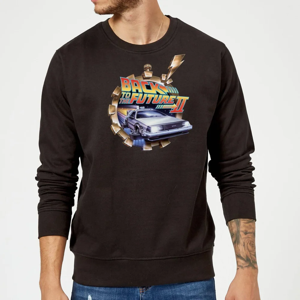Sweat Homme Retour vers le Futur - Clockwork - Noir - S Image 1