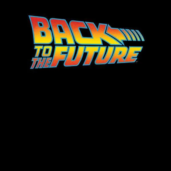 Sweat Homme Retour vers le Futur - Logo Classique - Noir
