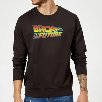 Sweat Homme Retour vers le Futur - Logo Classique - Noir