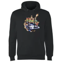 Sweat à Capuche Homme Retour vers le Futur - Clockwork - Noir - undefined undefined