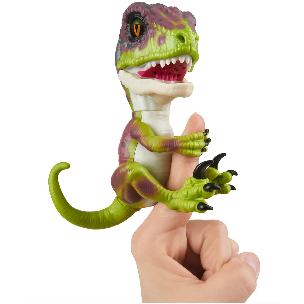 Fingerlings Dinosaure Velociraptor Interactif - Vert Image 1